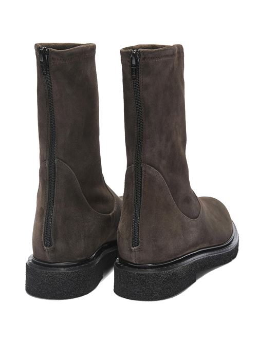 Suede ankle boot with zip GUGLIELMO ROTTA | KRISALYNCAMOSCIOGRAPHITE